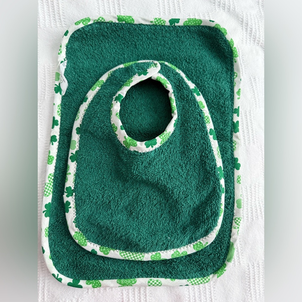 St.Patty’s Bib and Burp Set